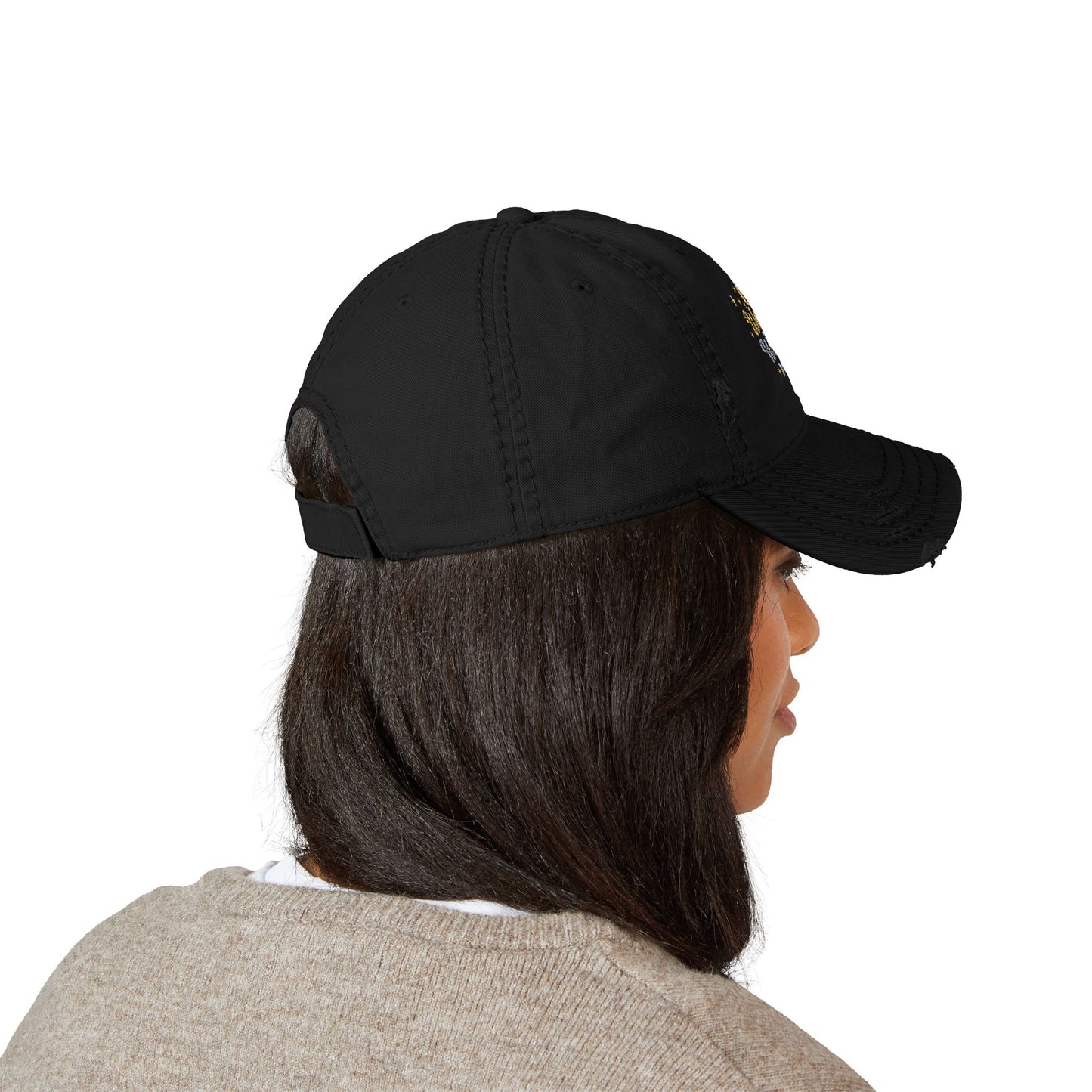Distressed Dad Hat (Embroidery)