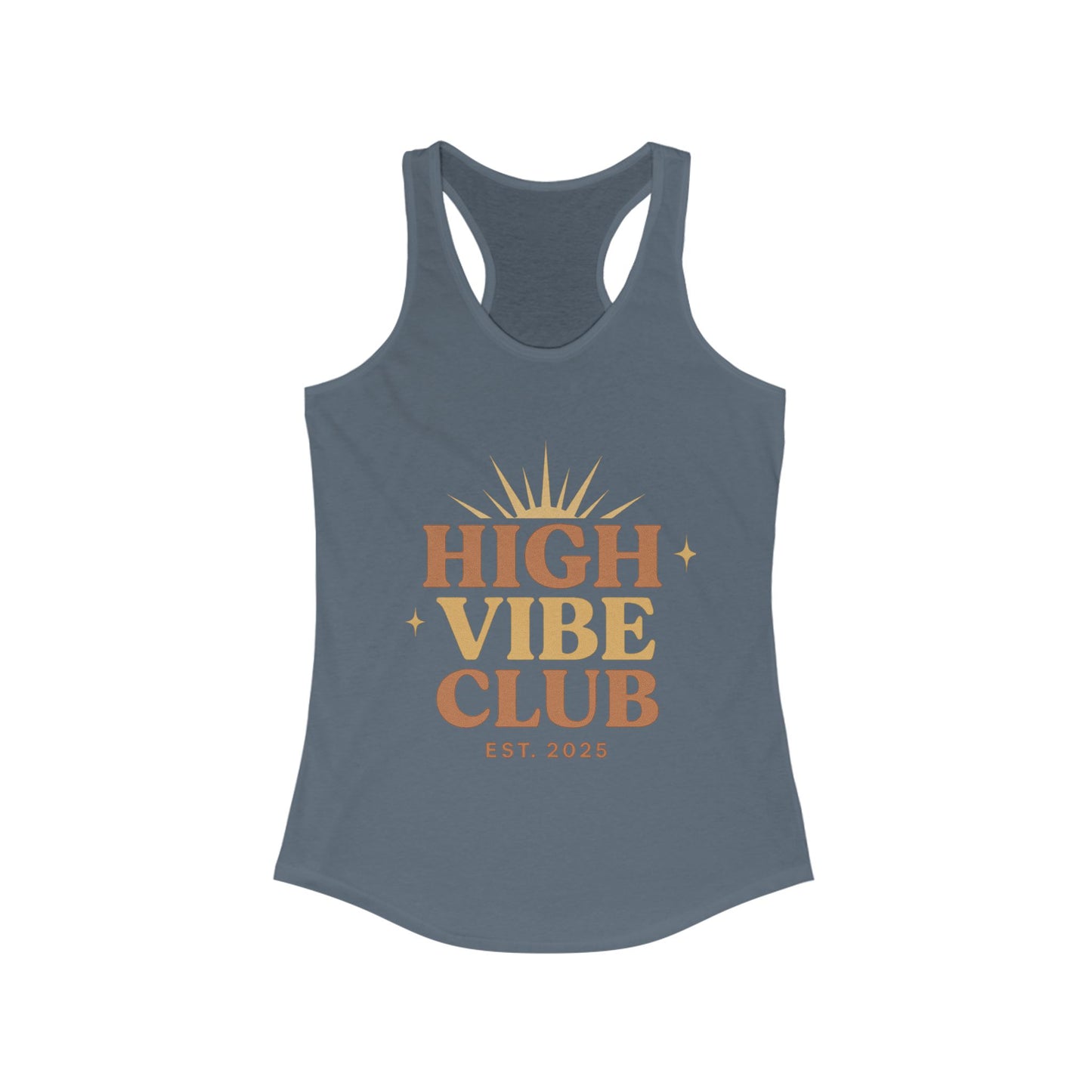 High Vibe Club Racerback Tank Top for Women