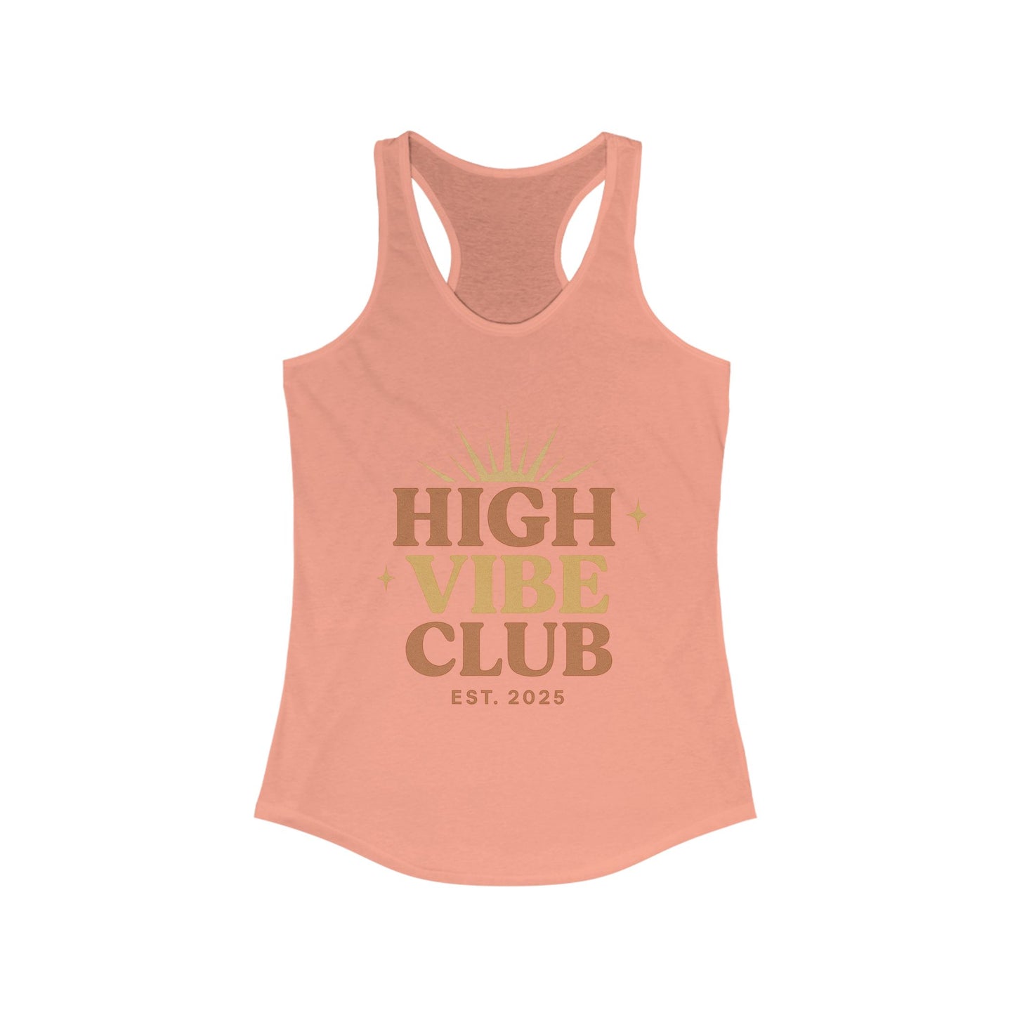 High Vibe Club Racerback Tank Top for Women