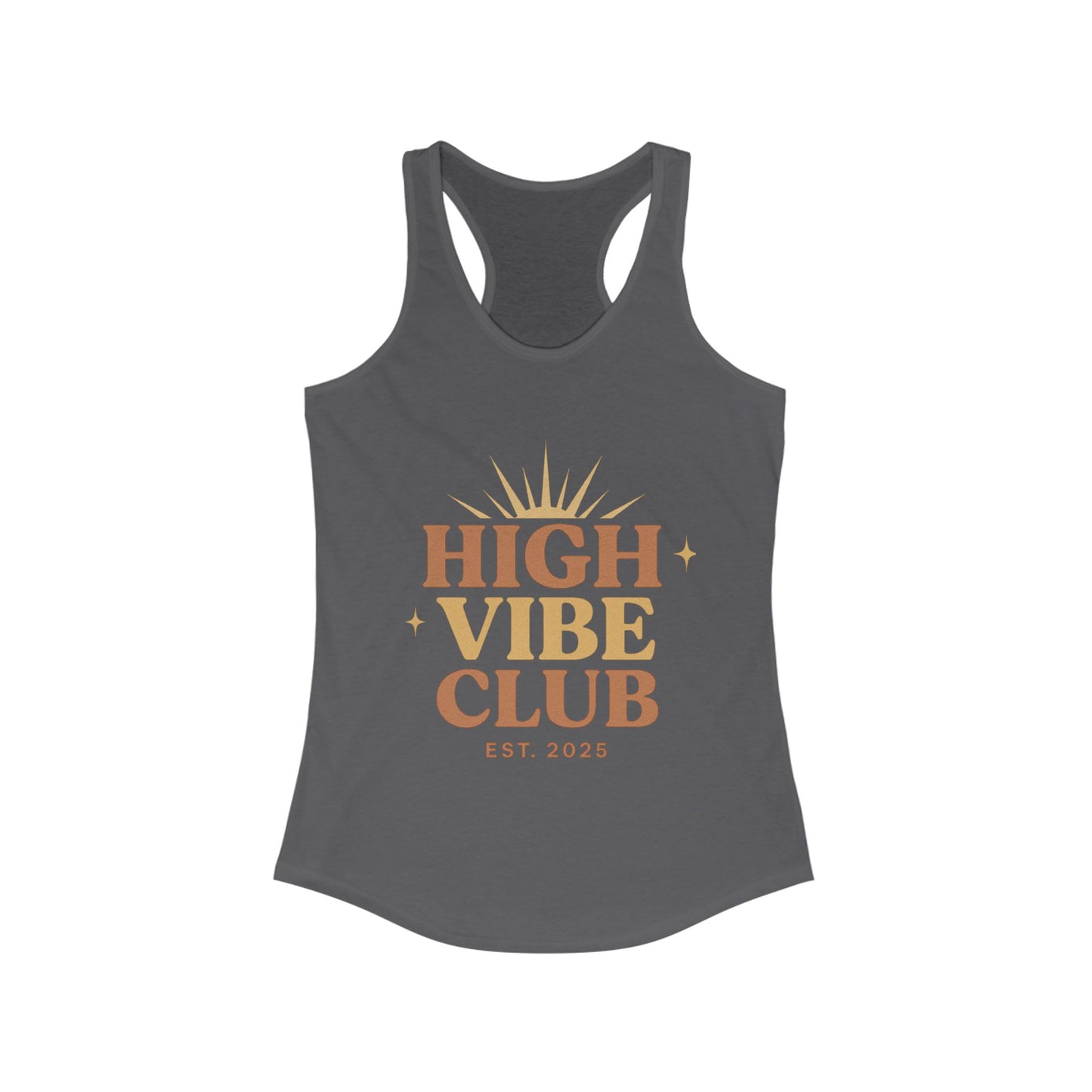 High Vibe Club Racerback Tank Top for Women