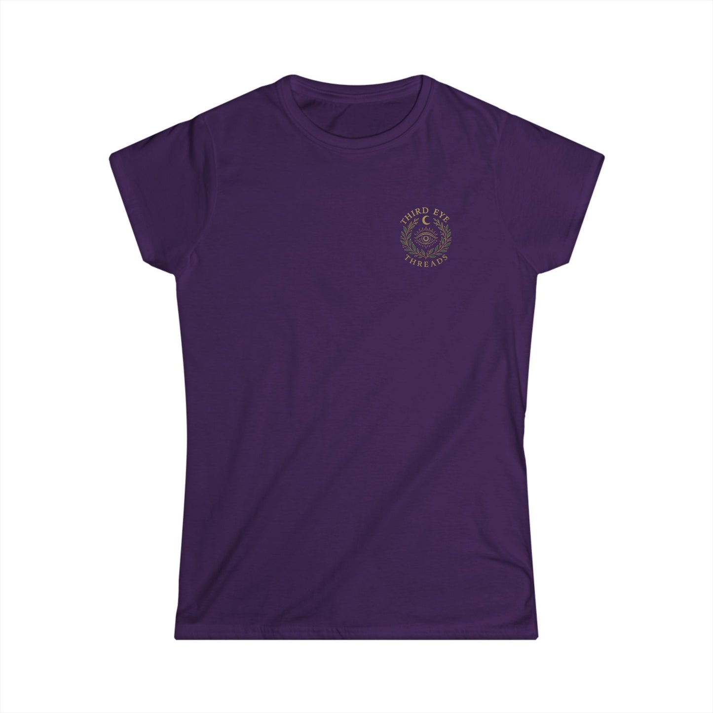 Garden-Inspired Women's Softstyle Tee - "The Garden Is My Temple"