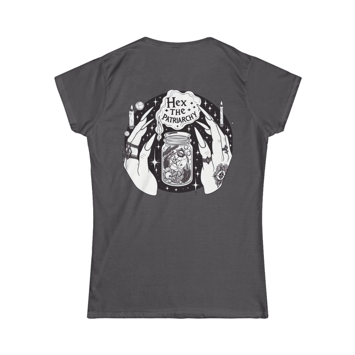 Empowering Women's Softstyle Tee - 'Hex the Patriarchy' Design