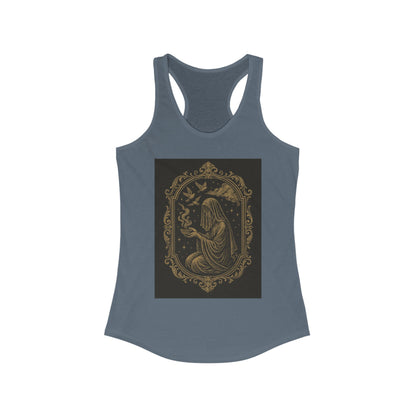 Mystic Dreamer Women's Racerback Tank Top - Celestial Design