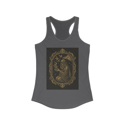 Mystic Dreamer Women's Racerback Tank Top - Celestial Design