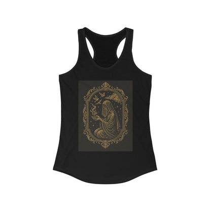 Mystic Dreamer Women's Racerback Tank Top - Celestial Design
