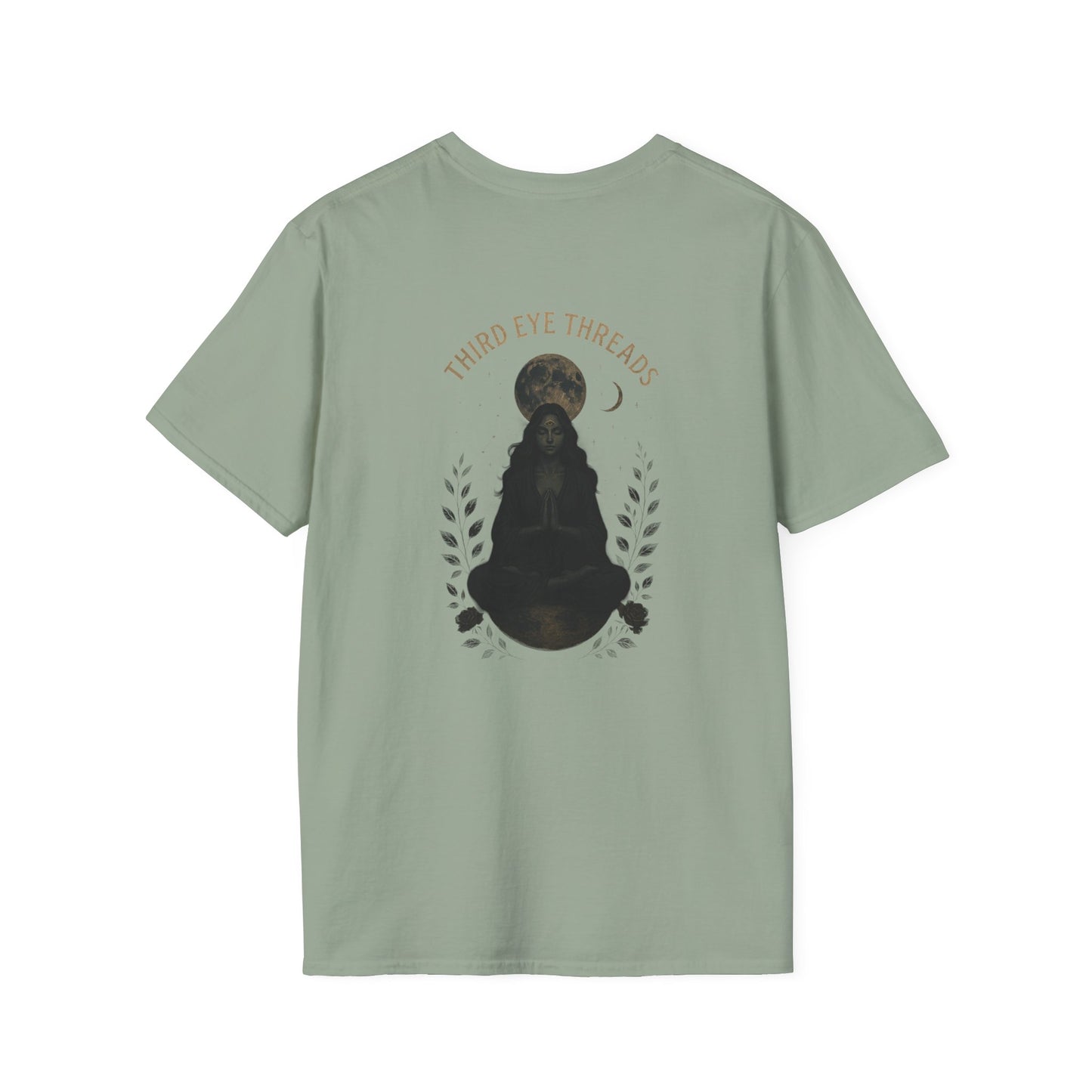 Unisex Softstyle T-Shirt - Third Eye Threads Meditation Design