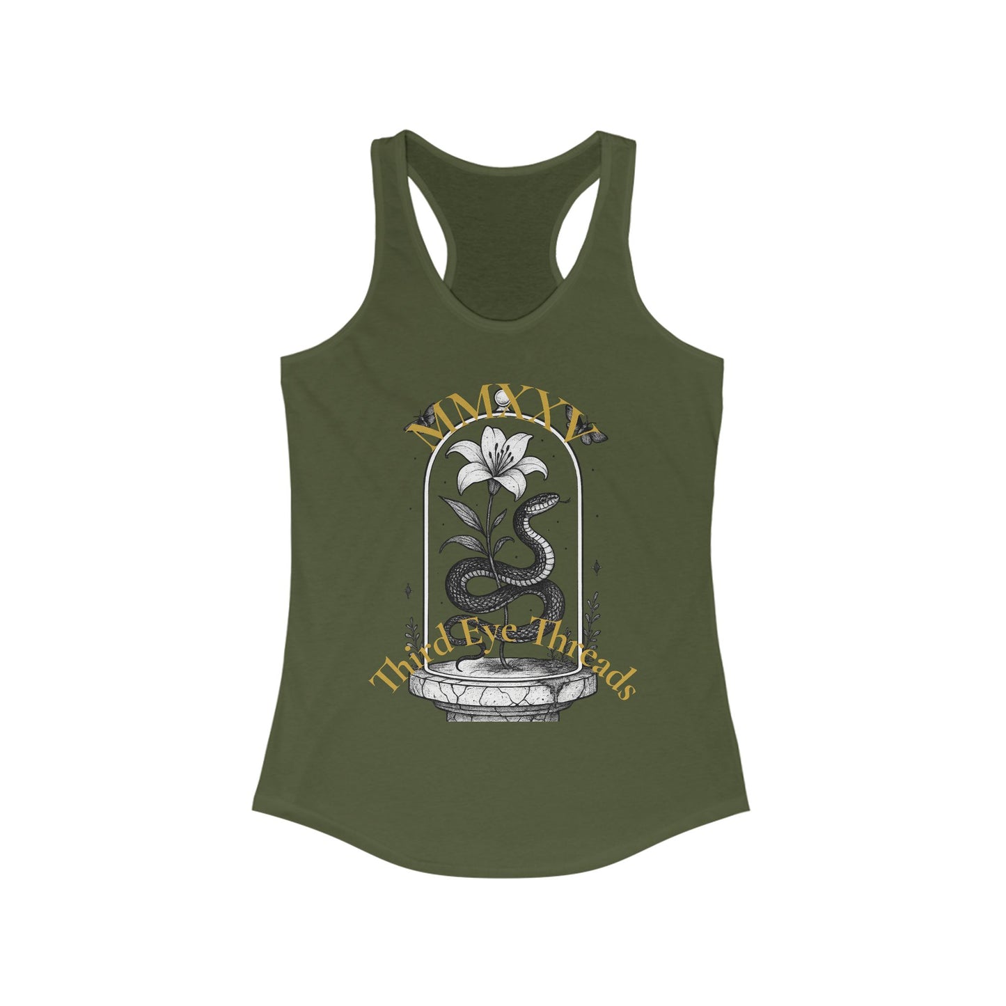 Tank Top - Year of the Snake Magic Dark Elegant Design