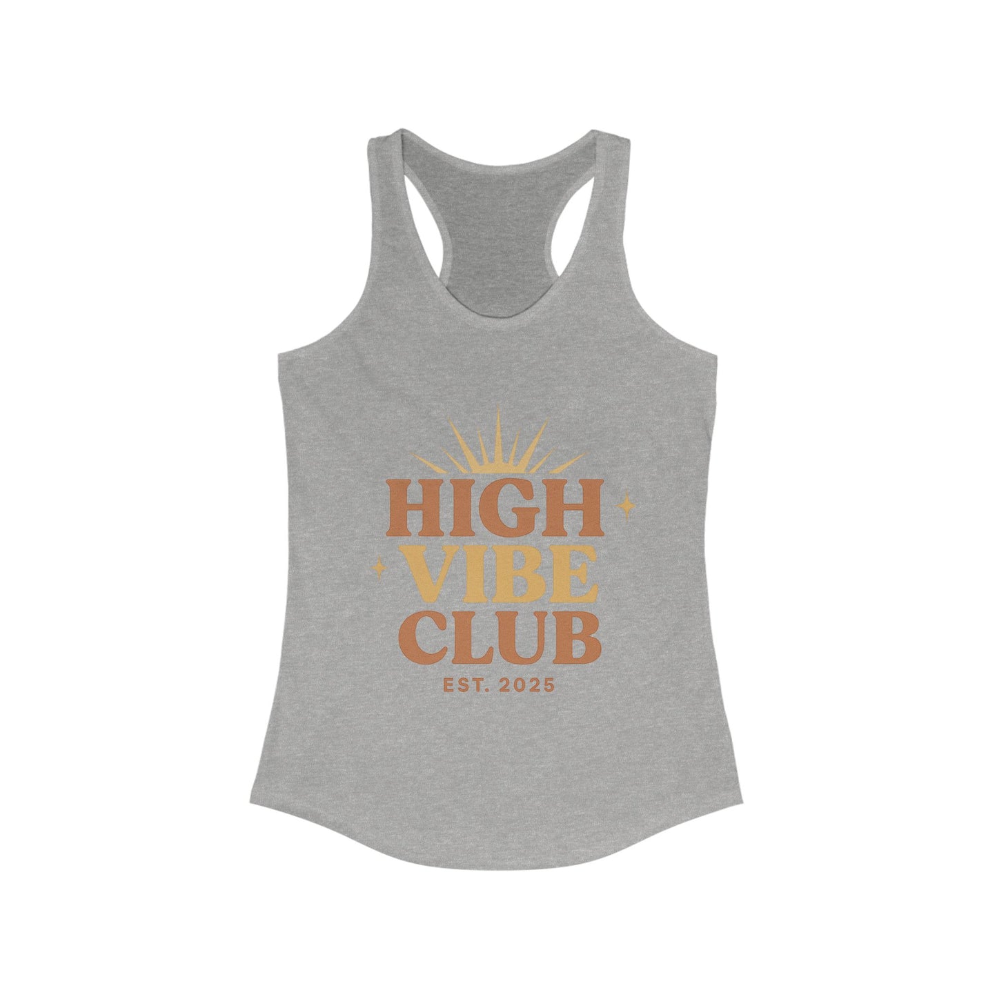 High Vibe Club Racerback Tank Top for Women