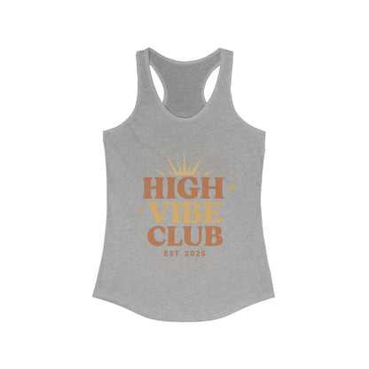High Vibe Club Racerback Tank Top for Women