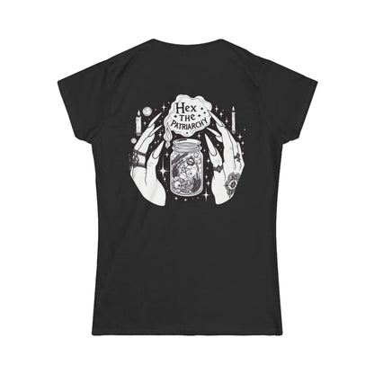 Empowering Women's Softstyle Tee - 'Hex the Patriarchy' Design