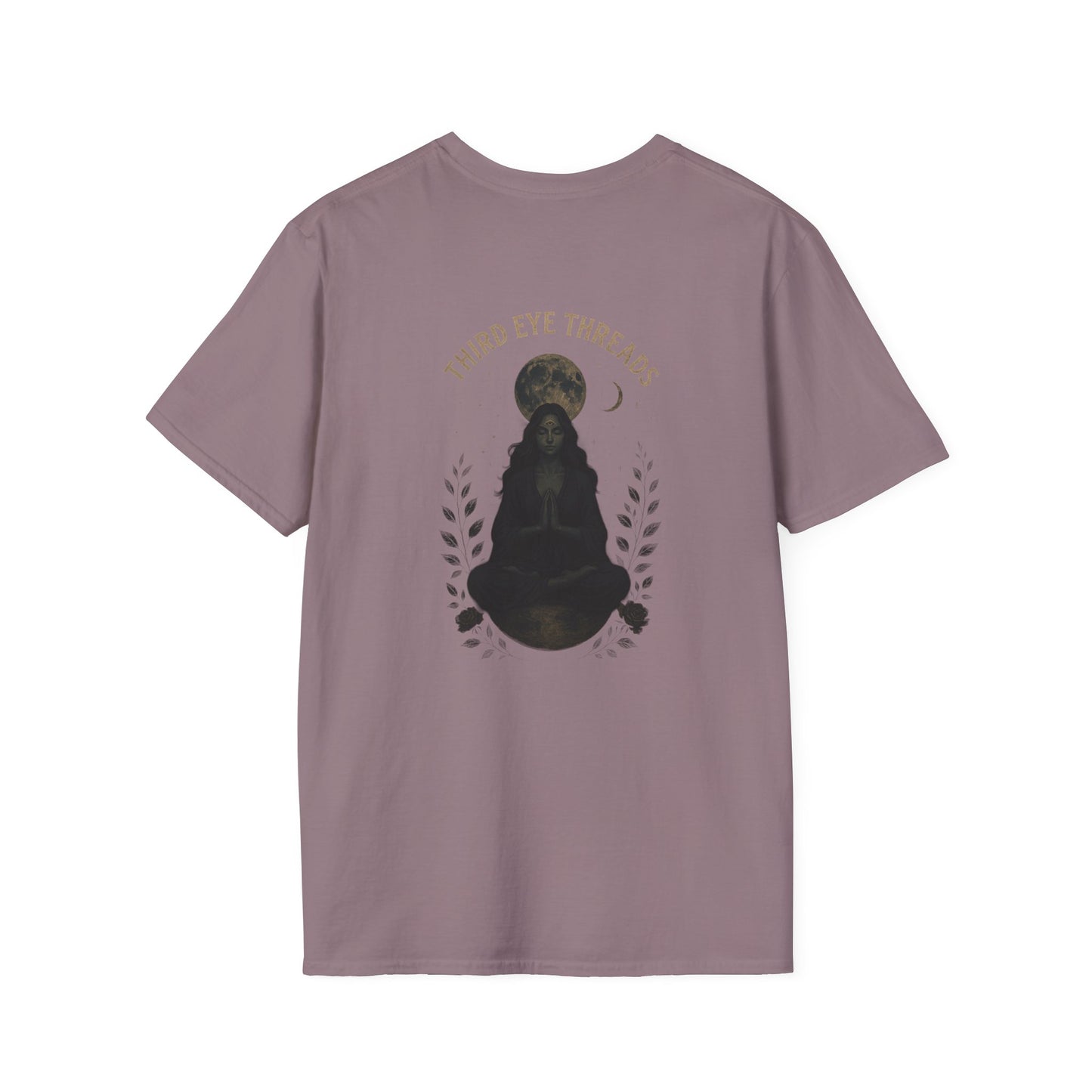 Unisex Softstyle T-Shirt - Third Eye Threads Meditation Design