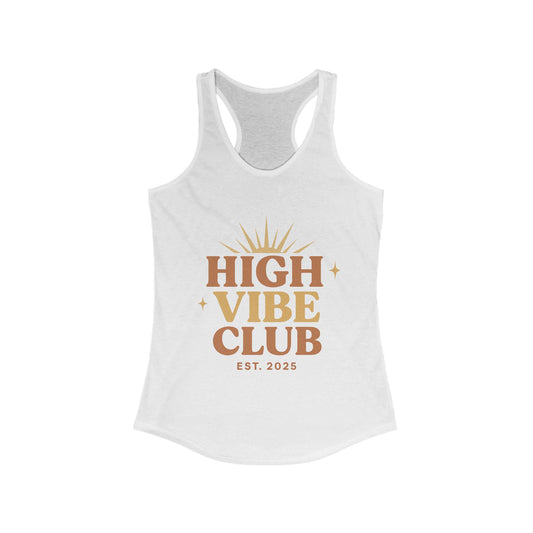 High Vibe Club Racerback Tank Top for Women