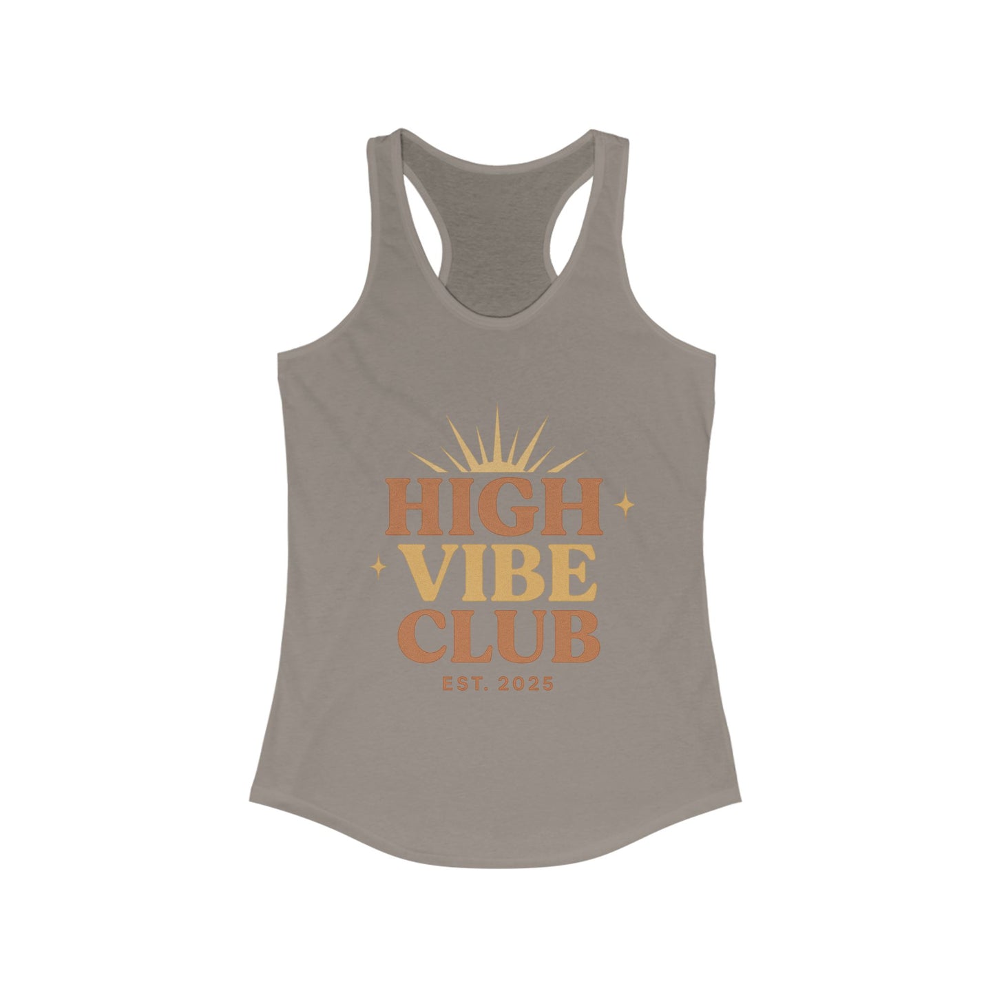 High Vibe Club Racerback Tank Top for Women