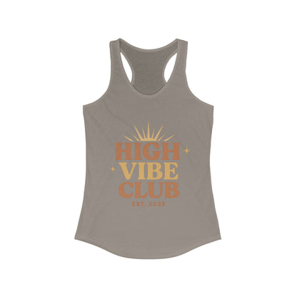 High Vibe Club Racerback Tank Top for Women