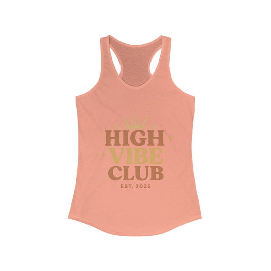 High Vibe Club Racerback Tank Top for Women