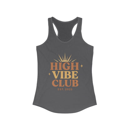 High Vibe Club Racerback Tank Top for Women