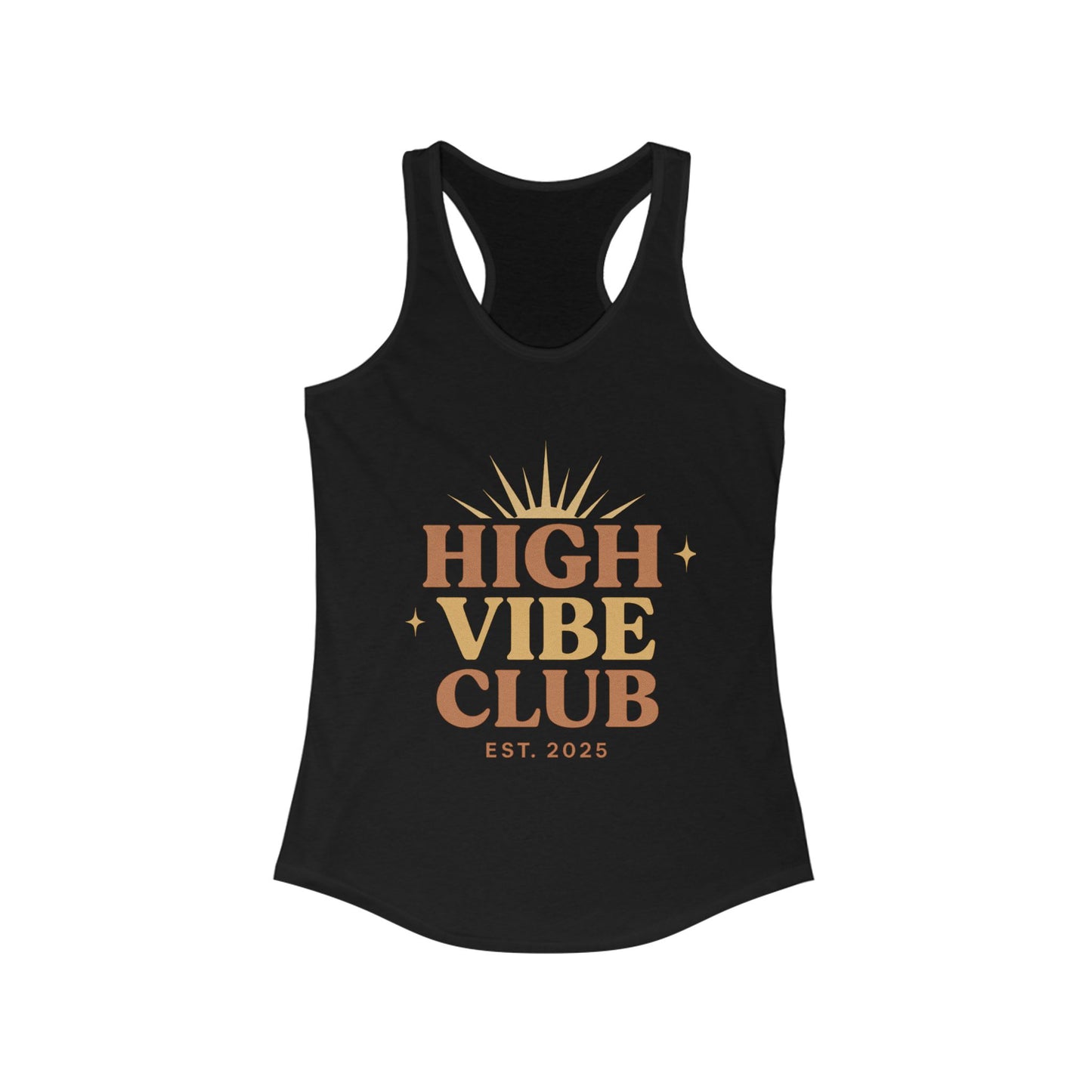 High Vibe Club Racerback Tank Top for Women