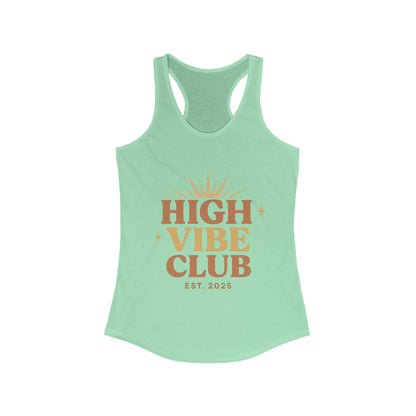 High Vibe Club Racerback Tank Top for Women
