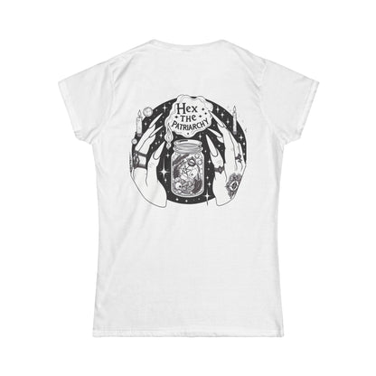 Empowering Women's Softstyle Tee - 'Hex the Patriarchy' Design