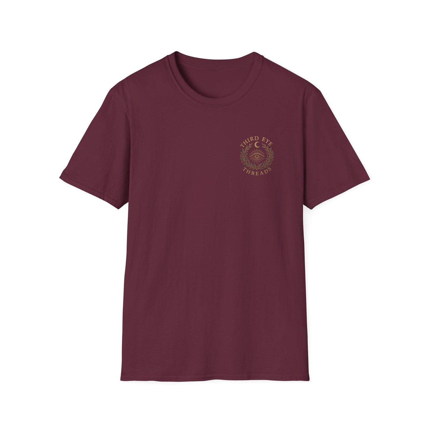 Unisex Softstyle T-Shirt - Third Eye Threads Meditation Design